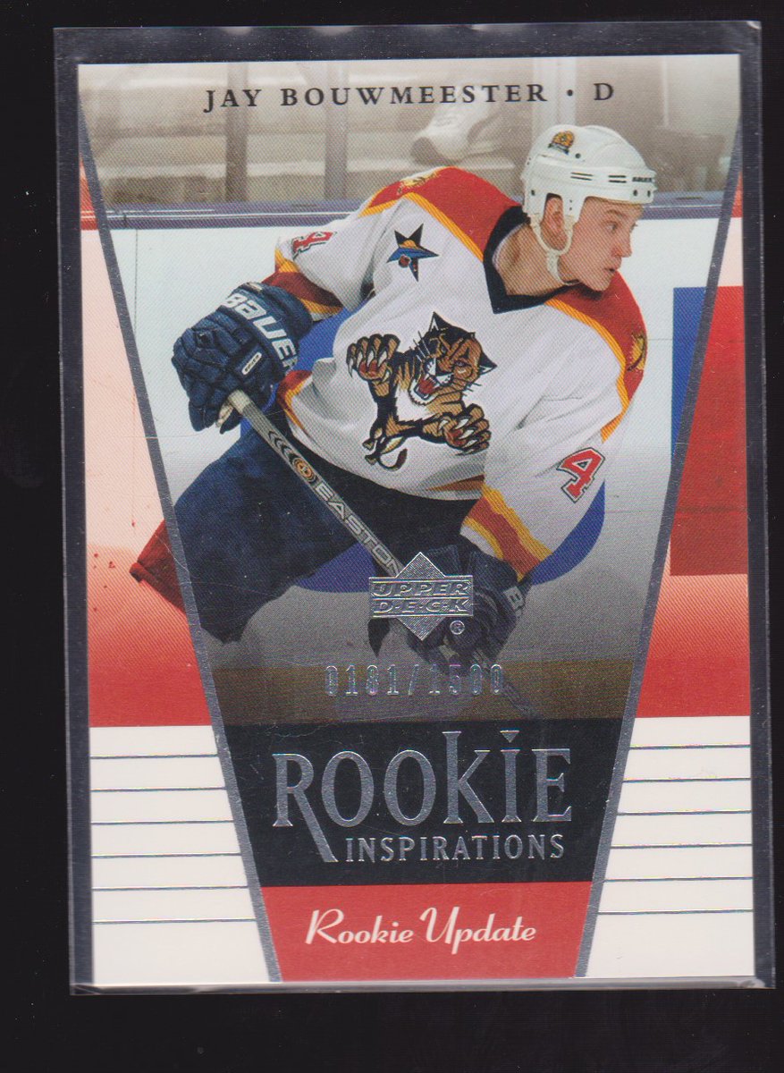 2002-03 Upper Deck Rookie Update #118 Jay Bouwmeester RC (image for) 2002-03 Upper Deck Rookie Update #118 Jay Bouwmeester RC